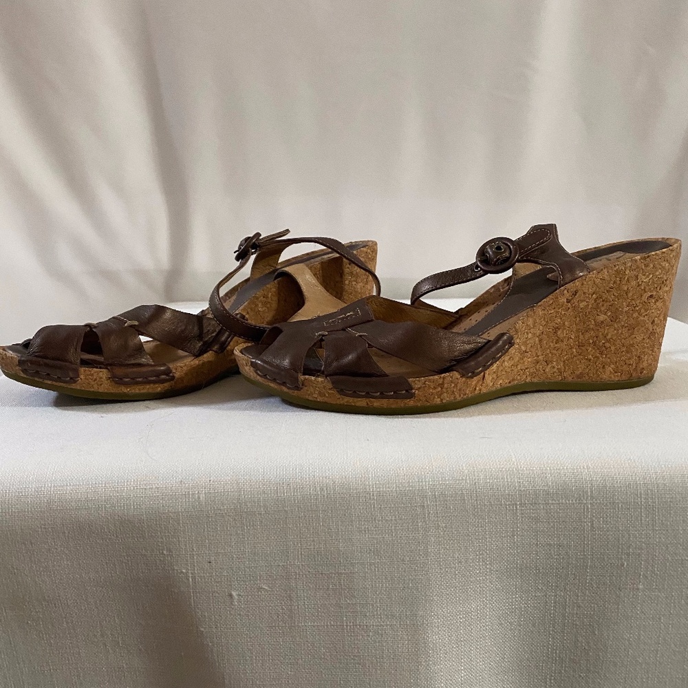 Clarks Artisan Bronze Wedge Sandal - Picture 1 of 6